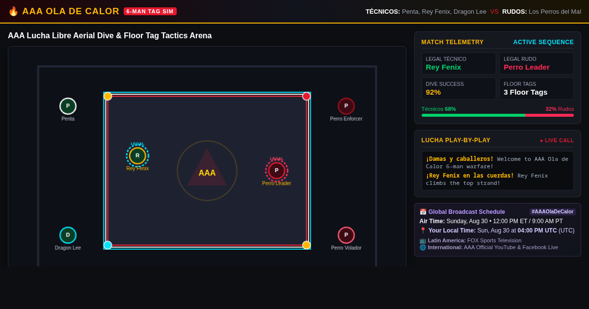 AAA Ola de Calor: 6-Man Tag Tactics & Aerial Dive Simulator preview