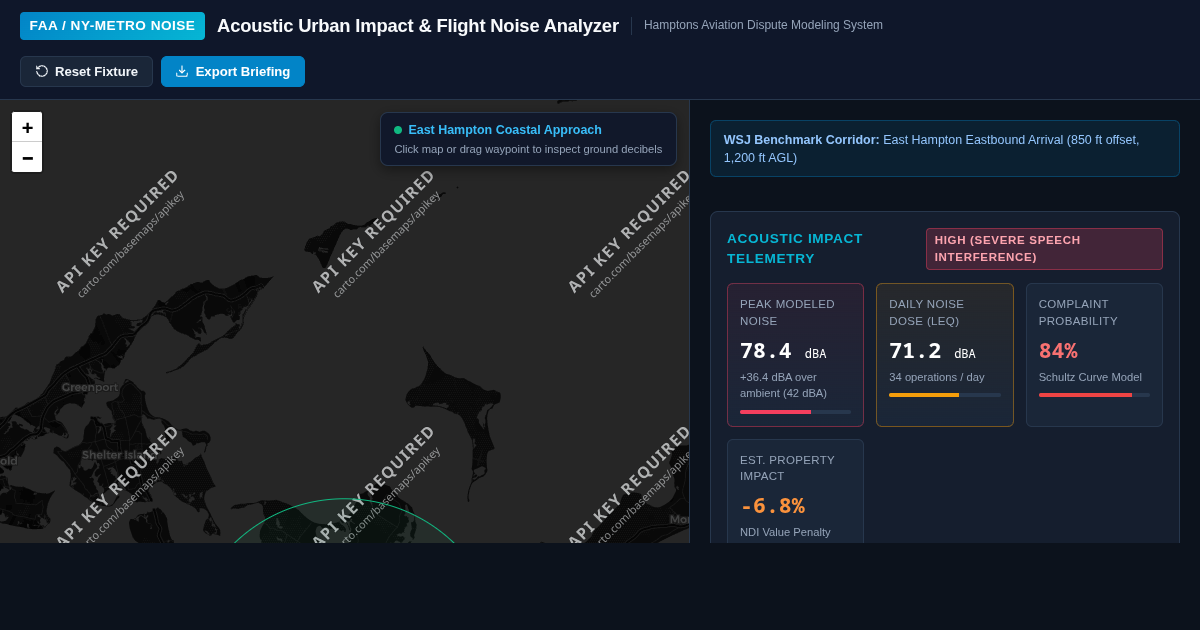 Acoustic Urban Impact & Flight Noise Analyzer preview