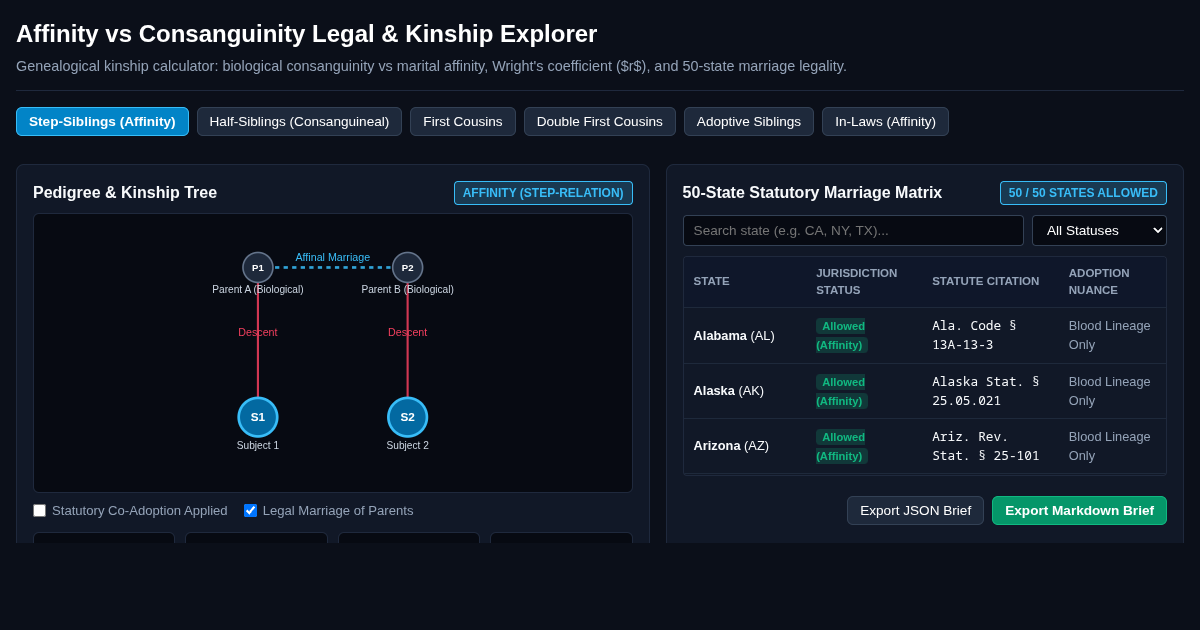 Affinity vs Consanguinity Legal & Kinship Explorer preview