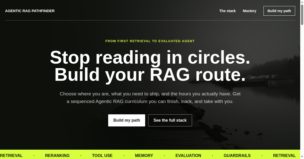 Agentic RAG Pathfinder preview
