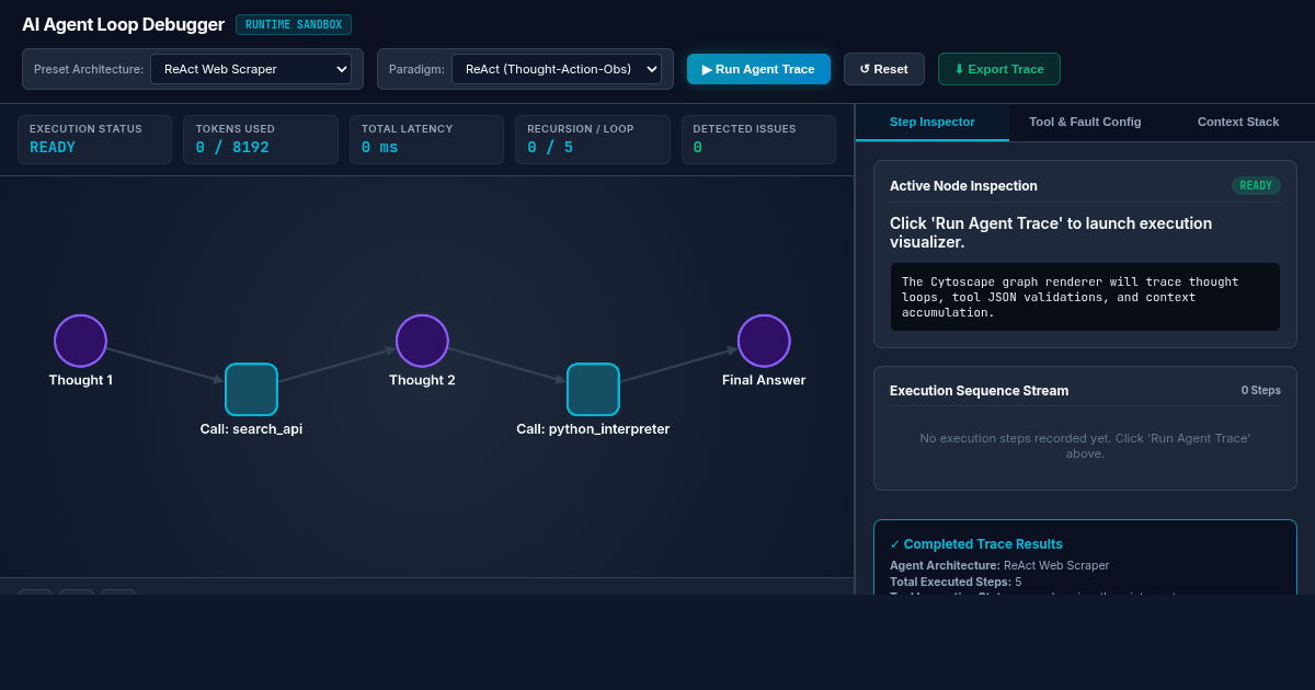 AI Agent Loop & Tool-Calling Runtime Sandbox preview
