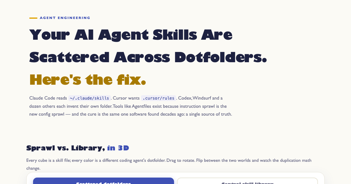 AI Agent Skills: Taming Instruction Sprawl preview