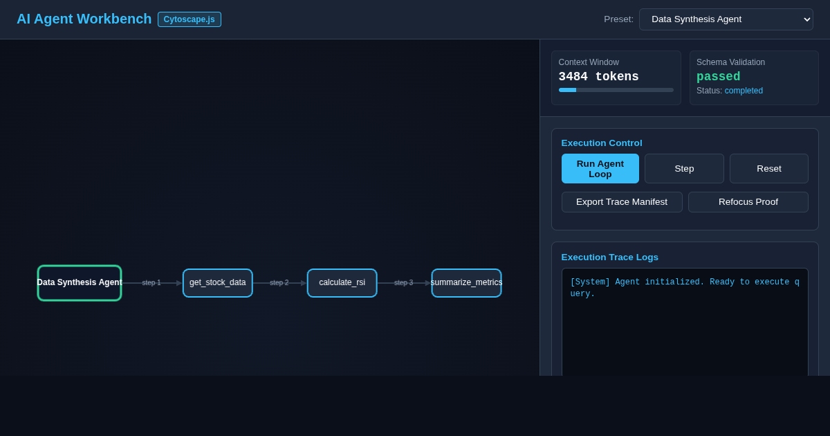 AI Agent Tool-Calling & Context Routing Workbench preview