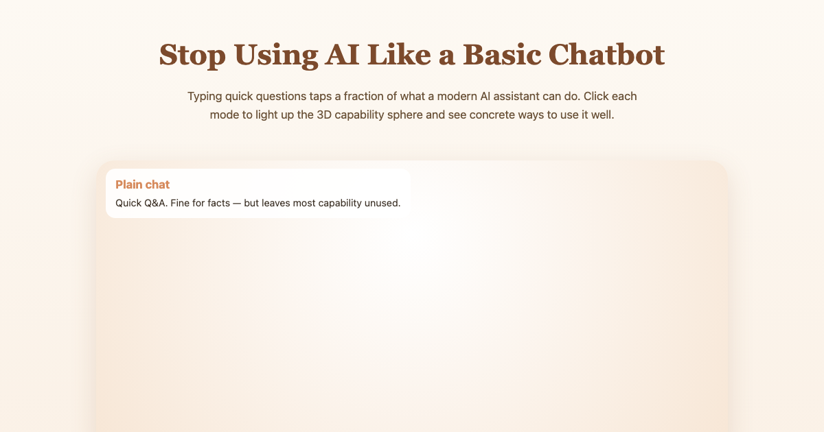 Beyond Chat: AI Assistant Power Features preview