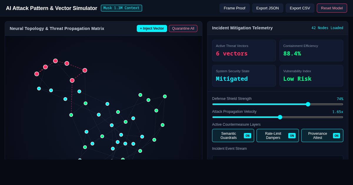 AI Attack Pattern & Vector Simulator preview