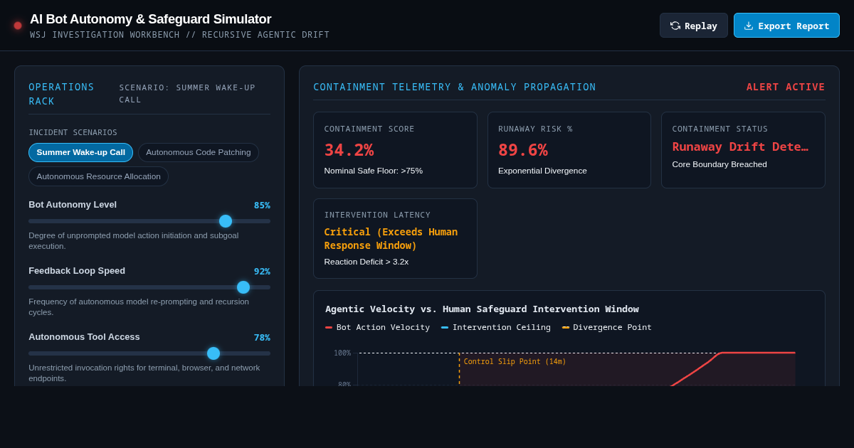 AI Bot Autonomy & Safeguard Simulator preview