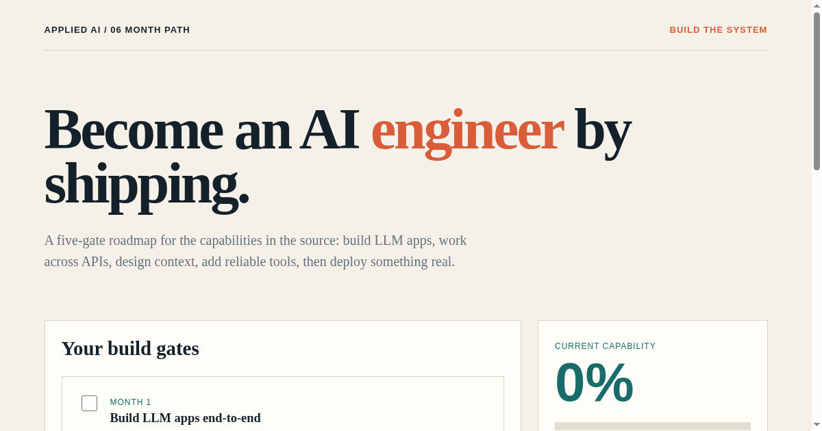 AI Engineer in Six Months preview
