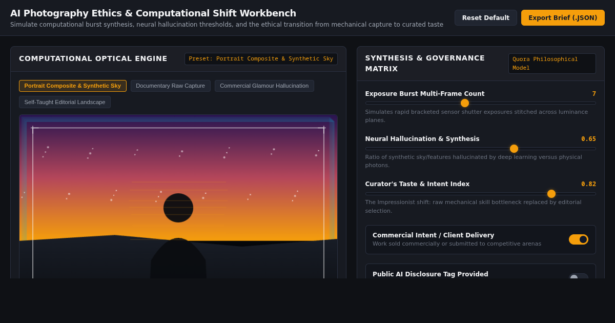 AI Photography Ethics & Computational Shift Workbench preview