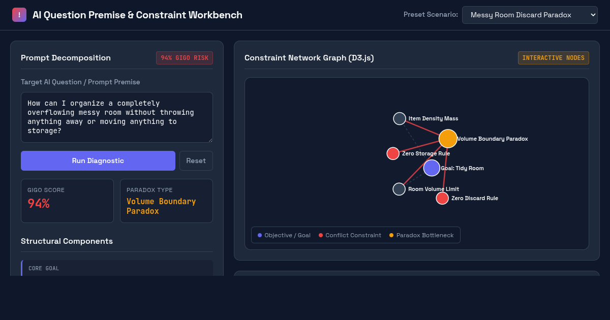 AI Question Premise & Constraint Diagnostic Workbench preview