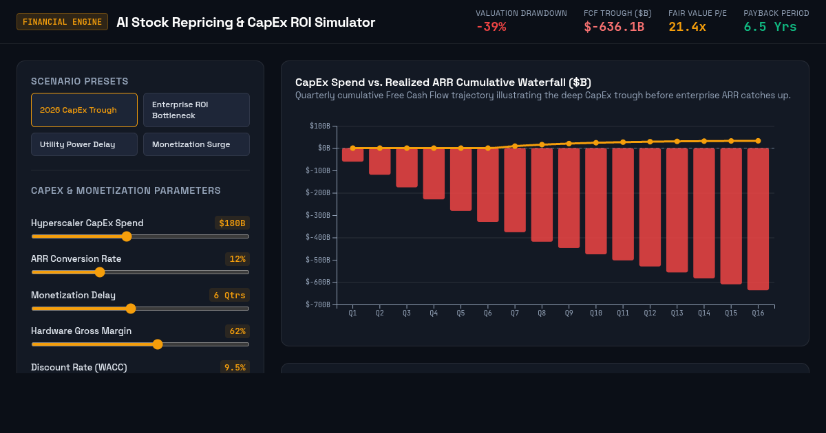 AI Stock Repricing & CapEx ROI Simulator preview