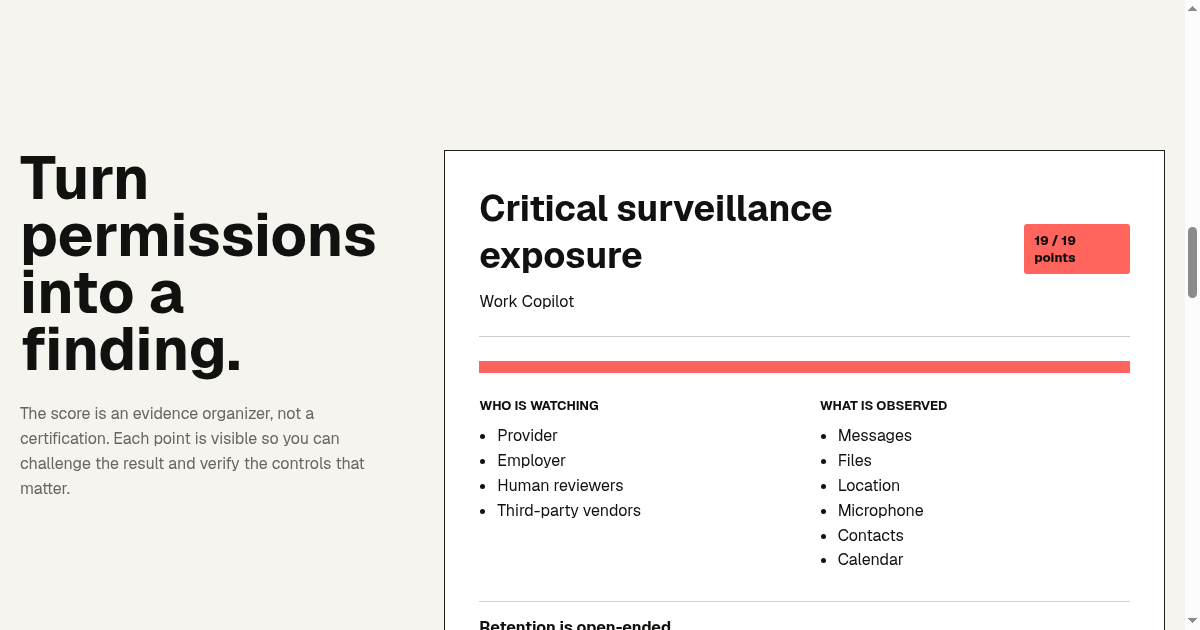 AI Surveillance Audit preview