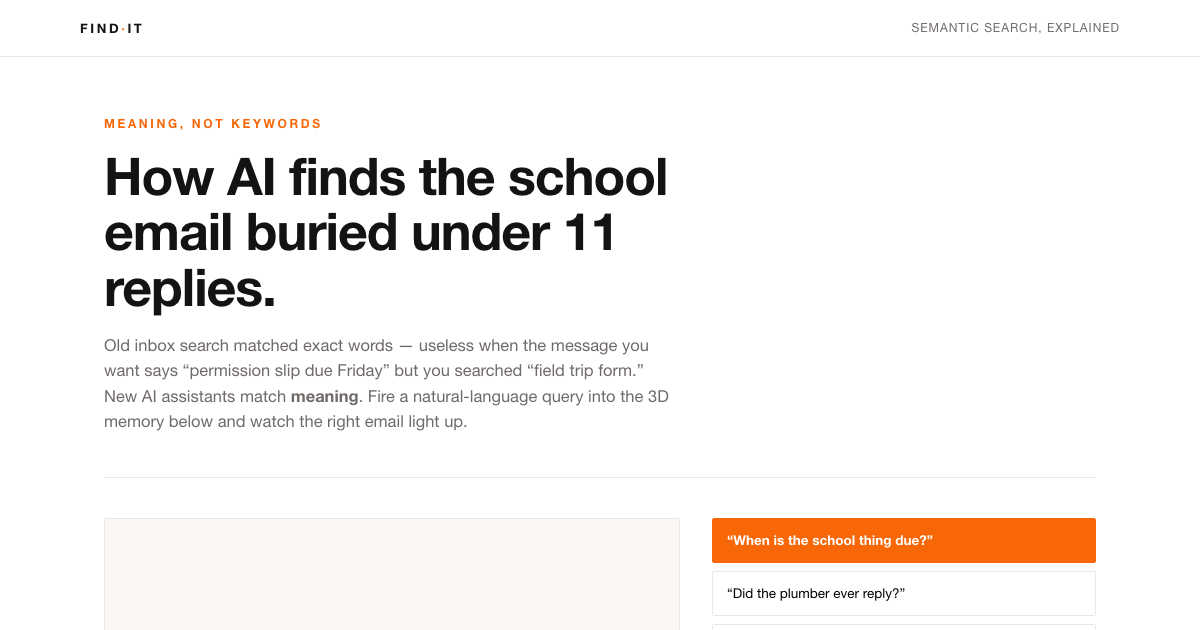 How AI Finds the Email Buried Under 11 Replies preview