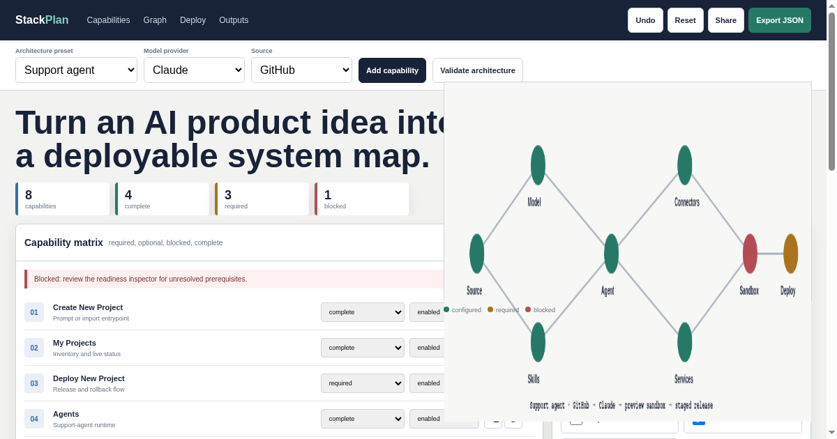 AI Workspace Architecture Planner preview