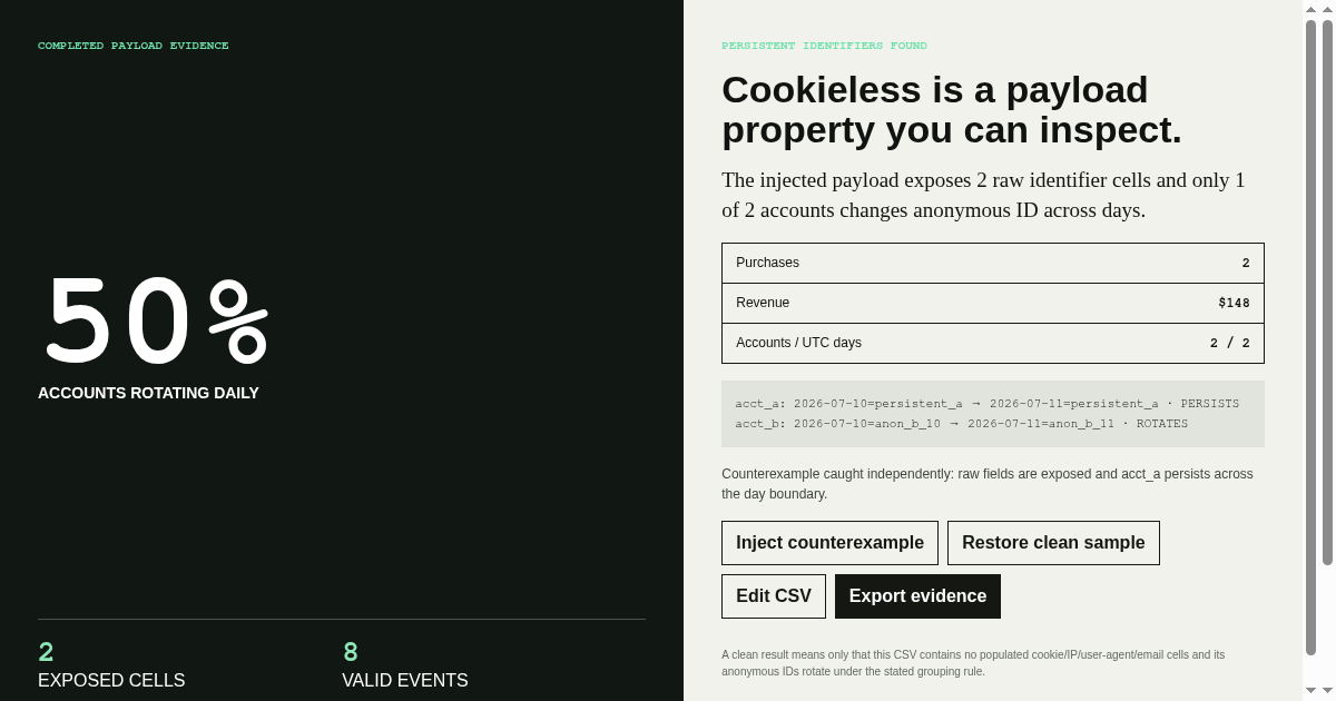 Analytics Payload Privacy Audit preview