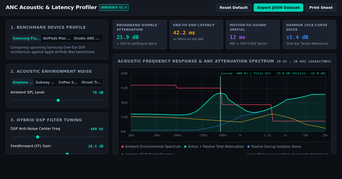 ANC Headphone Acoustic & Latency Profiler preview