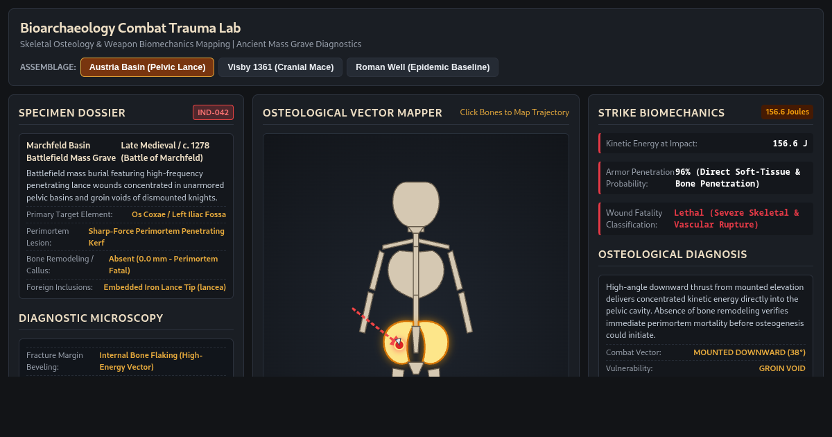 Bioarchaeology Combat Trauma Lab: Ancient Skeletal Wound Mapper preview