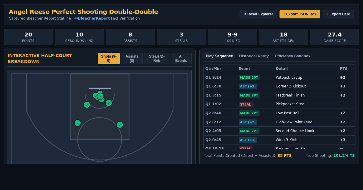 Angel Reese Perfect Shooting Double-Double Statline Breakdown preview