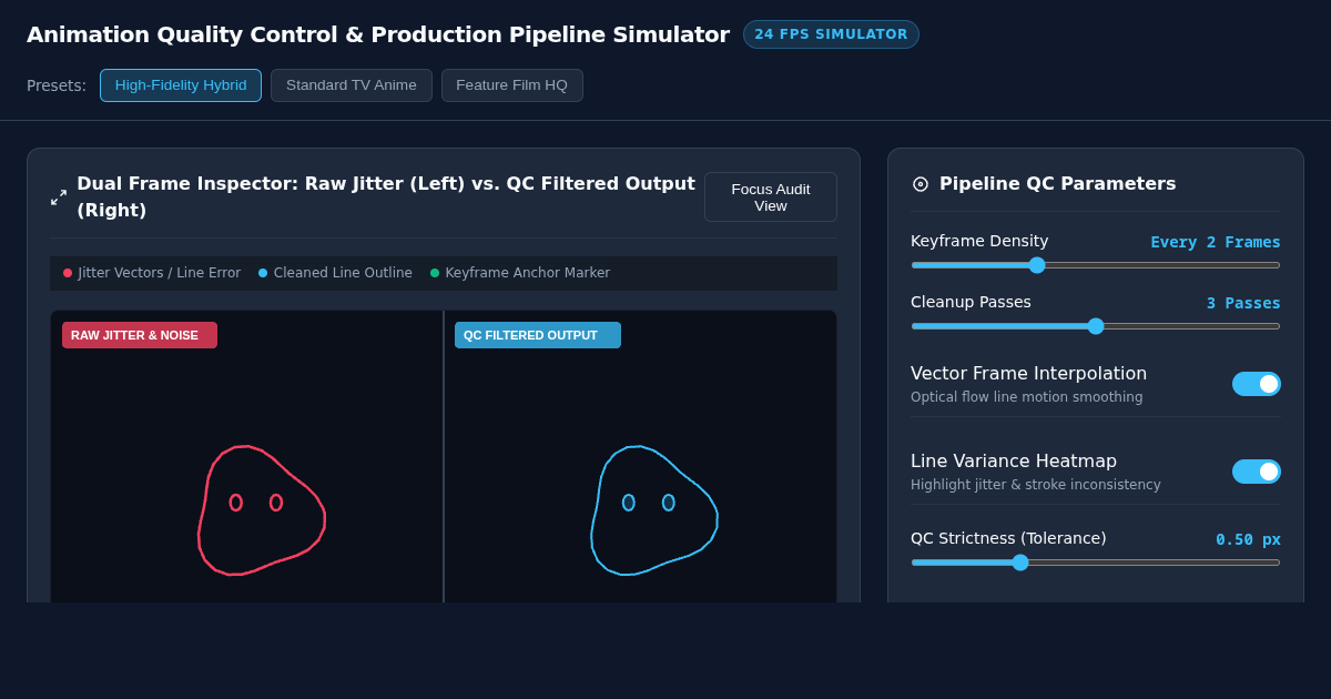 Animation Quality Control & Production Pipeline Simulator preview