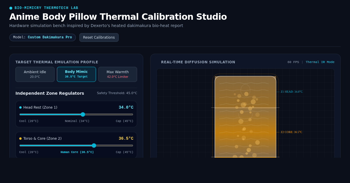 Anime Body Pillow Thermal Calibration Studio preview