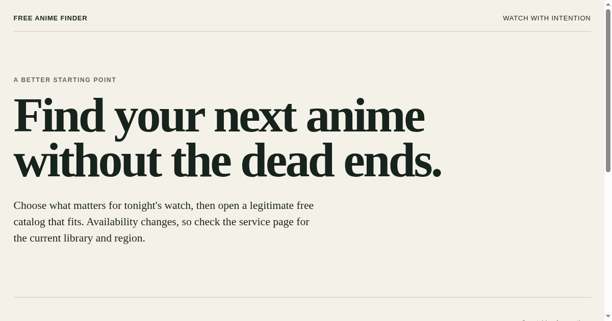 Free Anime Finder preview