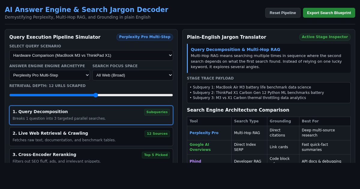 AI Answer Engine & Search Jargon Decoder preview