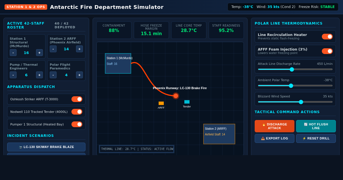 Antarctic Fire Department Operations Simulator preview