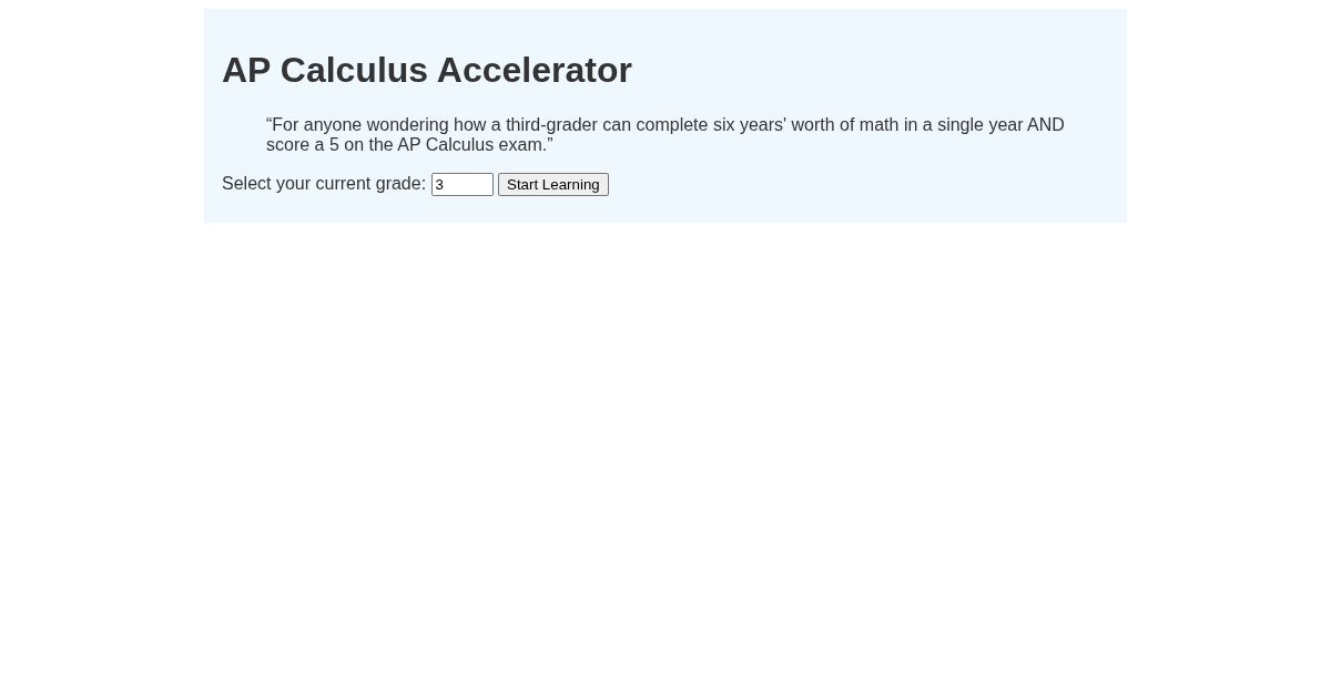 AP Calculus Accelerator – Fast‑Track Math Roadmap preview