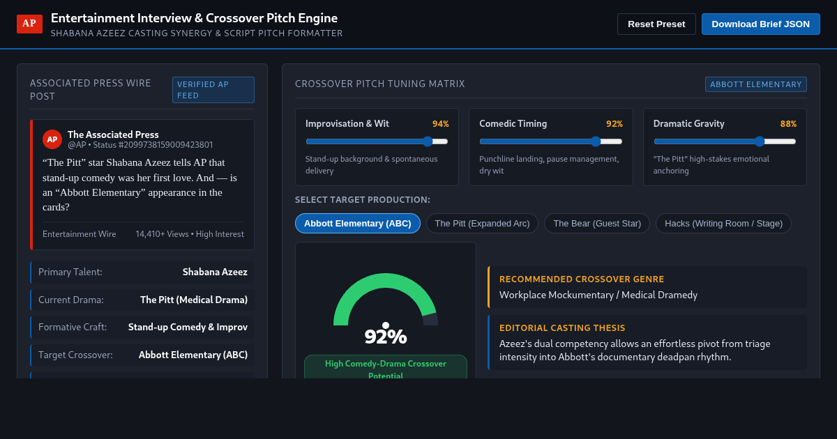 AP Entertainment Interview & Crossover Pitch Engine preview