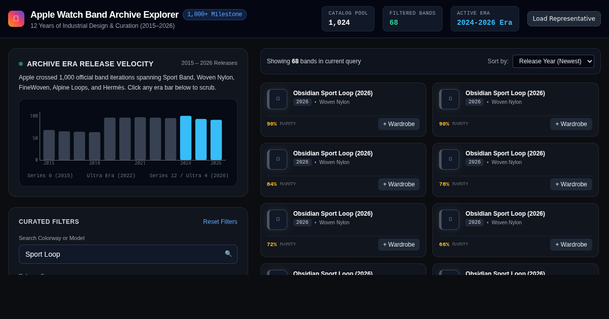 Apple Watch Band Archive Explorer & Era Visualizer preview