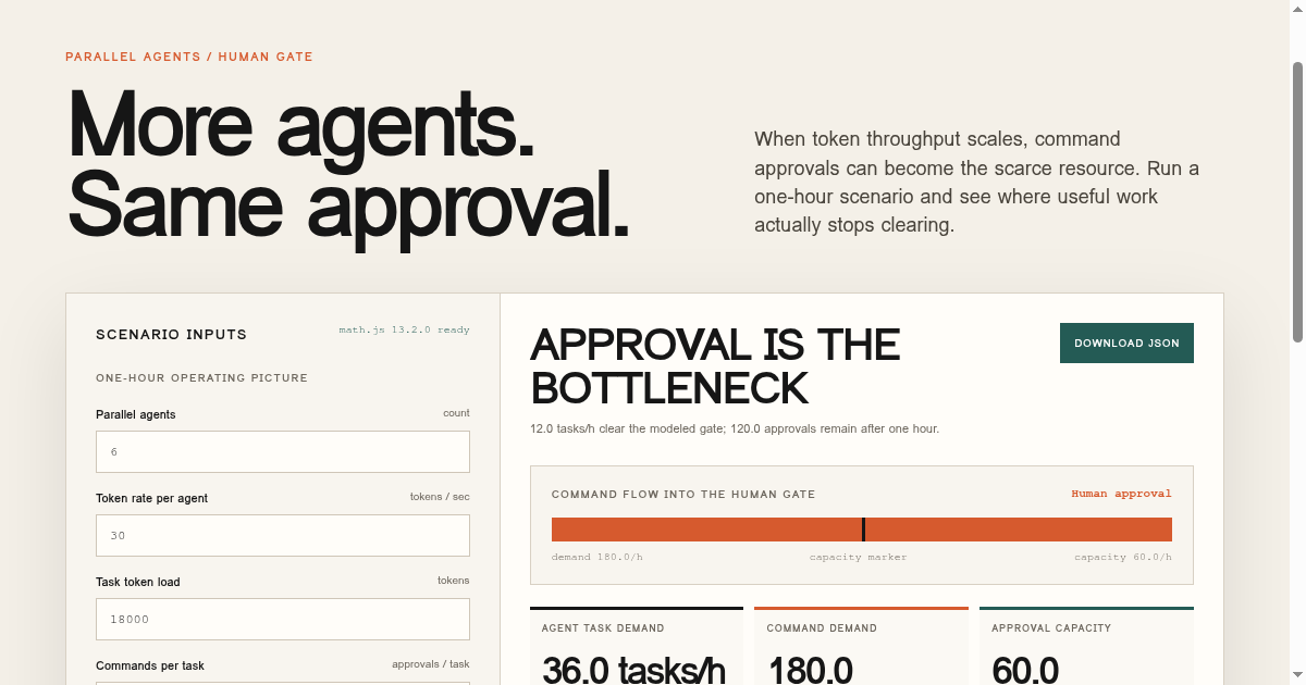 Approval Bottleneck Lab preview