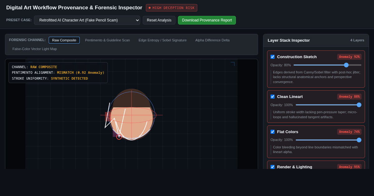 Digital Art Workflow Provenance & Forensic Inspector preview