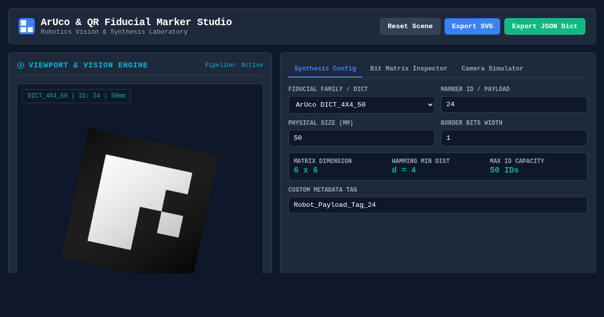 ArUco & QR Fiducial Marker Studio preview