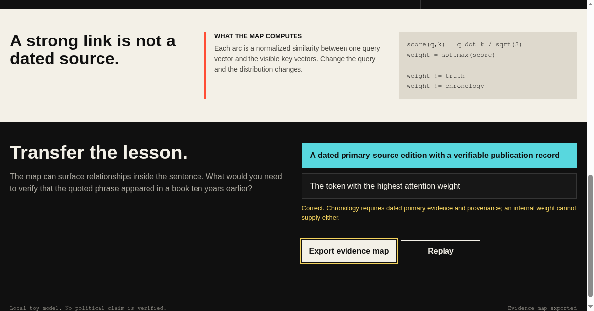 Attention Is Not Evidence preview
