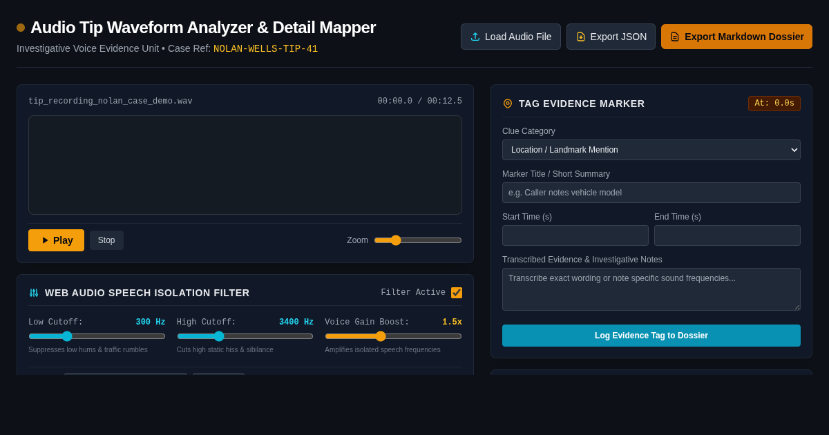 Audio Tip Waveform Analyzer & Detail Mapper preview