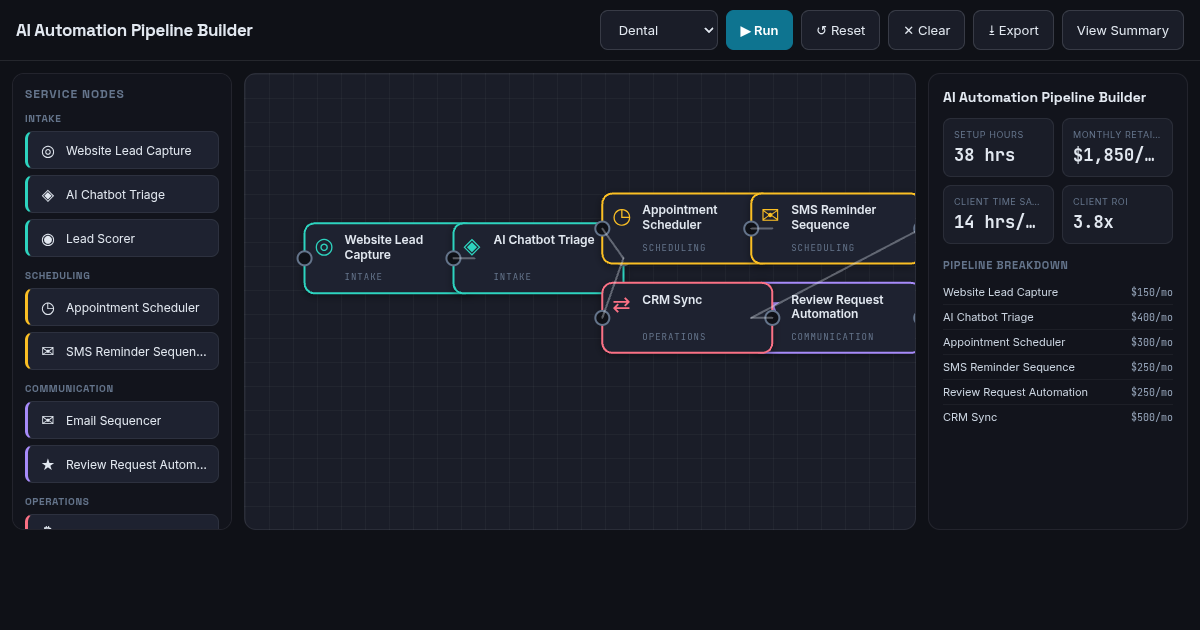AI Automation Pipeline Builder preview