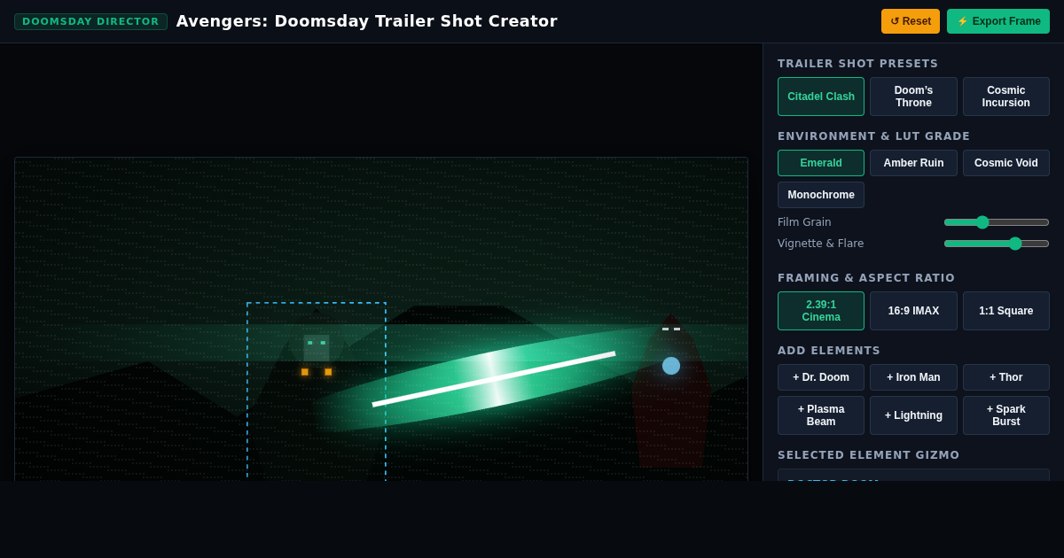 Avengers: Doomsday Shot Creator preview