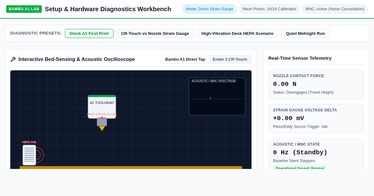 Bambu A1 Setup & Hardware Diagnostics Lab preview