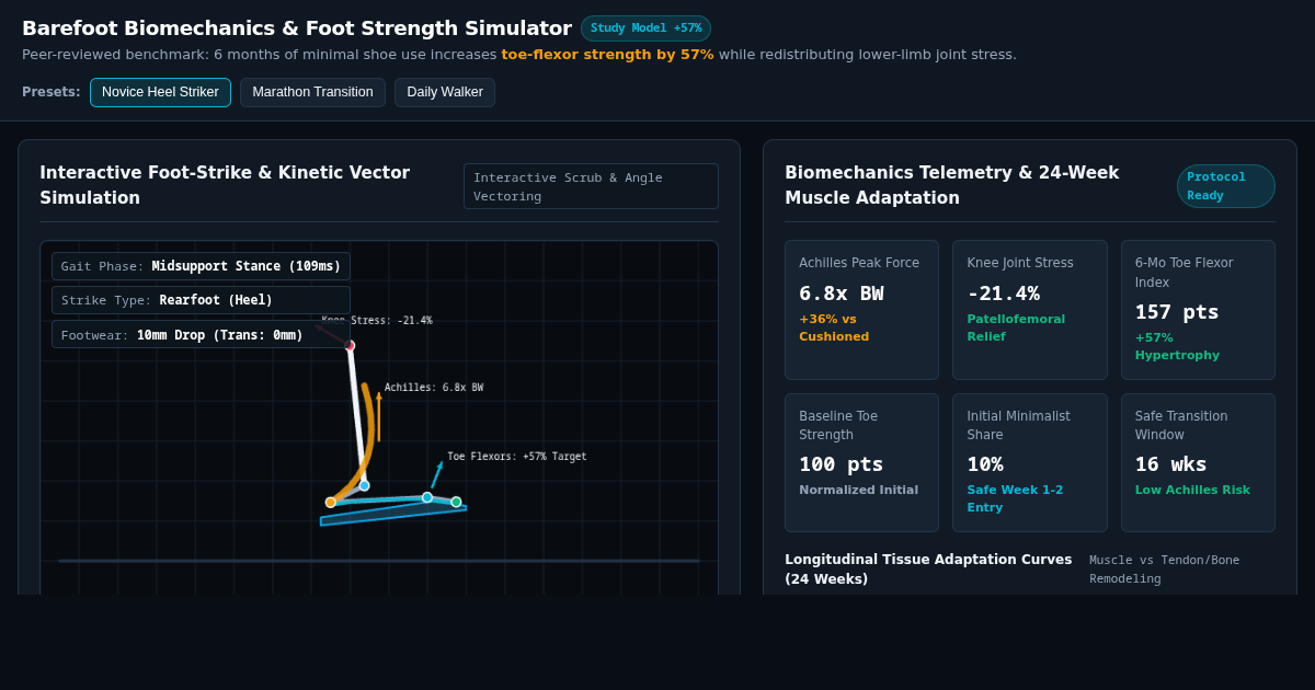 Barefoot Biomechanics & Foot Strength Simulator preview