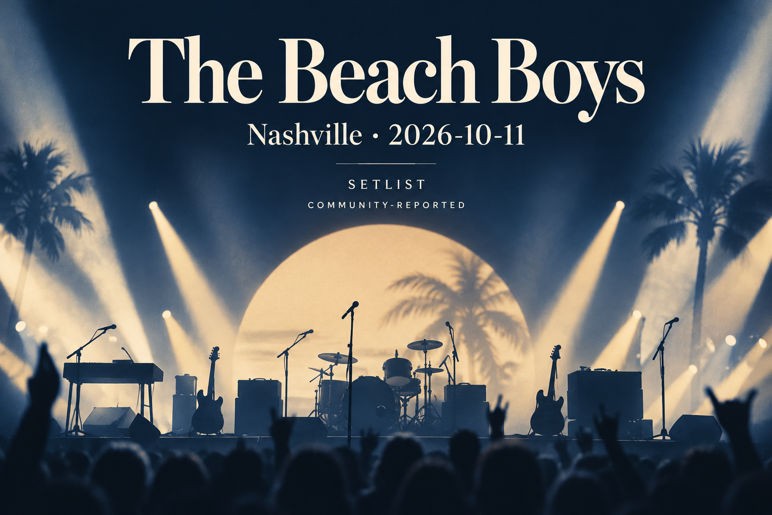 Concert setlist editorial preview