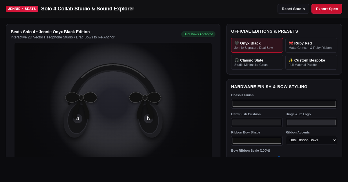 Beats Solo 4 Collab Studio & Sound Explorer preview