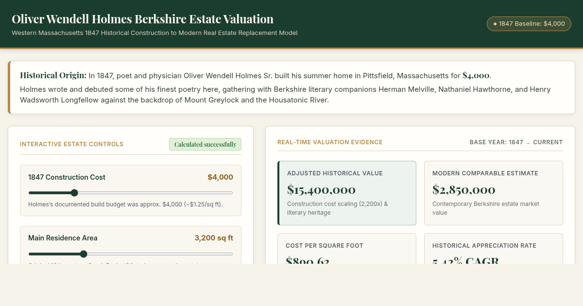 Berkshire Historic Property Value Calculator & Era Explorer preview