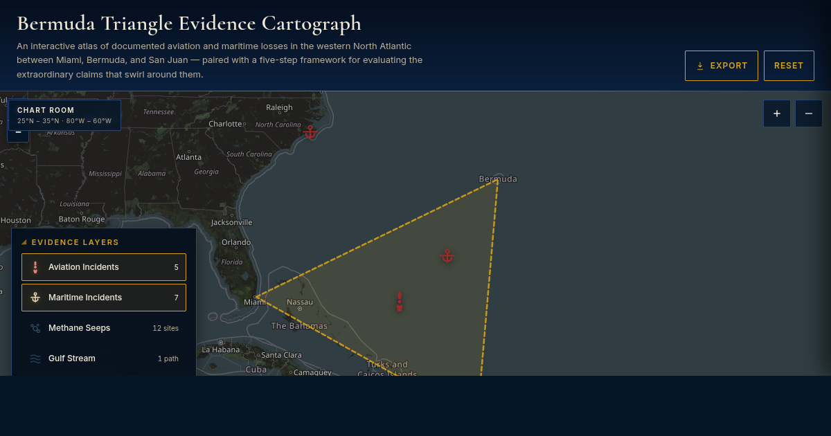 Bermuda Triangle Evidence Cartograph preview