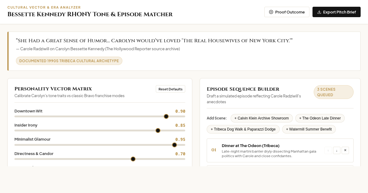 Bessette Kennedy RHONY Tone & Episode Matcher preview