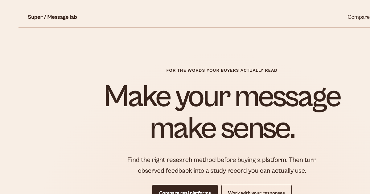 Message Testing Tools & Evidence Planner preview
