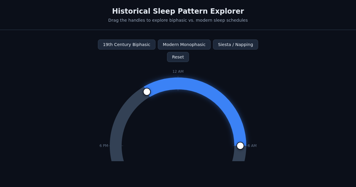 Historical Sleep Pattern Explorer preview