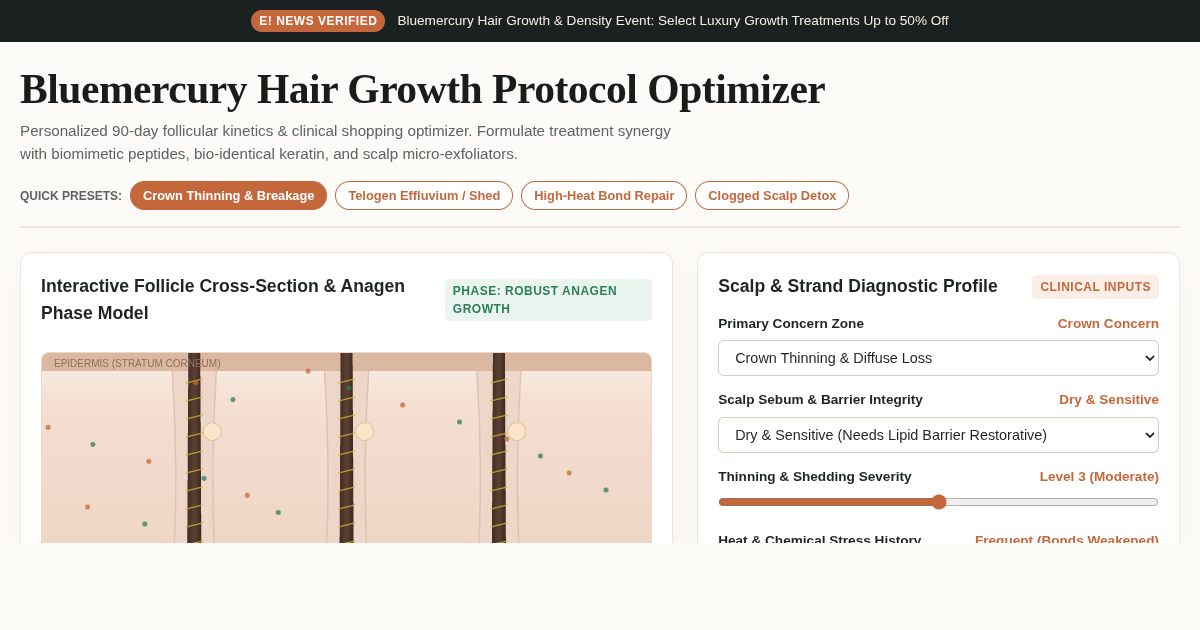 Bluemercury Hair Growth & Density Protocol Optimizer preview