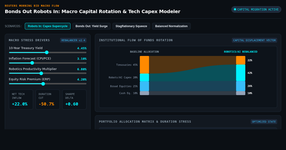 Bonds Out Robots In: Macro Capital Rotation & Tech Capex Flow Modeler preview