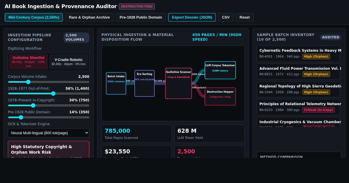 AI Book Ingestion & Provenance Auditor preview