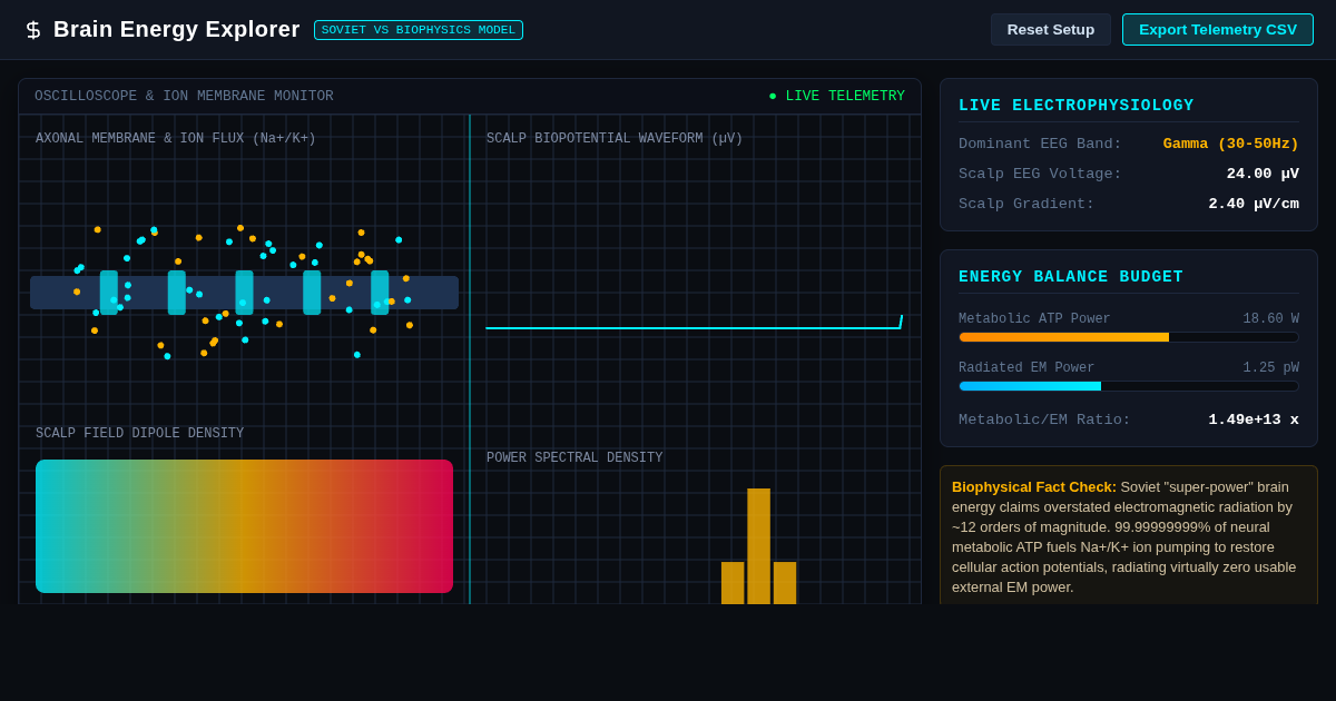 Brain Energy & Biopotential Physics Explorer preview
