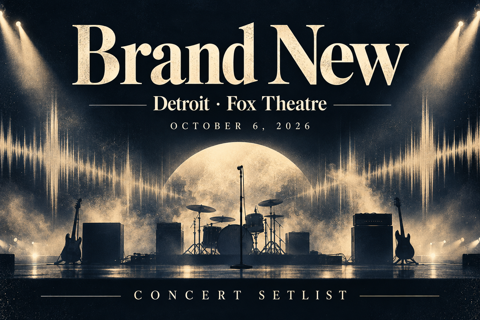 Concert setlist editorial preview